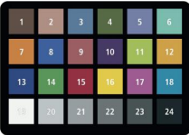 24色色卡示例图