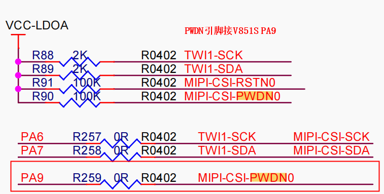 PWDN引脚硬件连接图