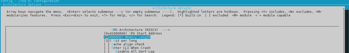 FreeRTOS 系统 menuconfig DRAM 选项配置