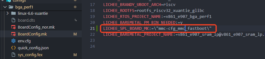 MMC 快启 BOOT0 配置