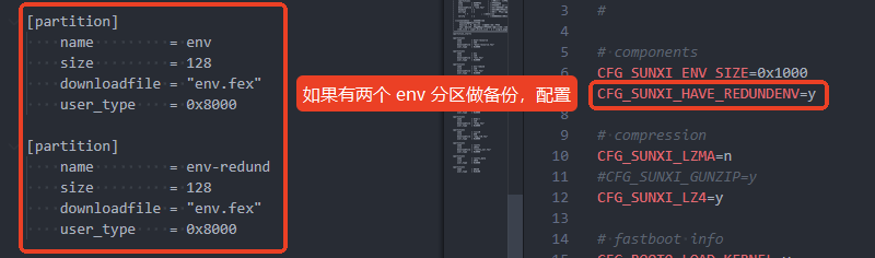 ENV 备份配置
