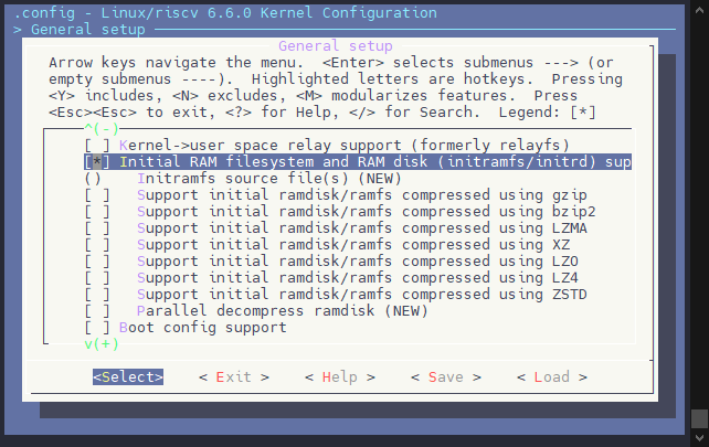 RAMDISK 内核配置