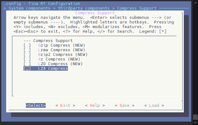 配置 LZ4 压缩格式