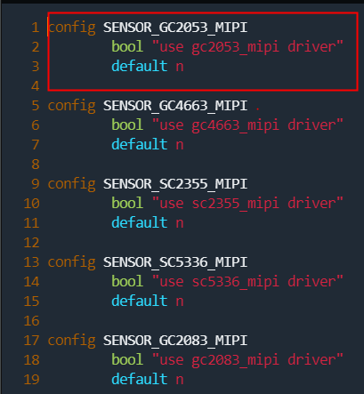 melis系统Kconfig文件修改位置