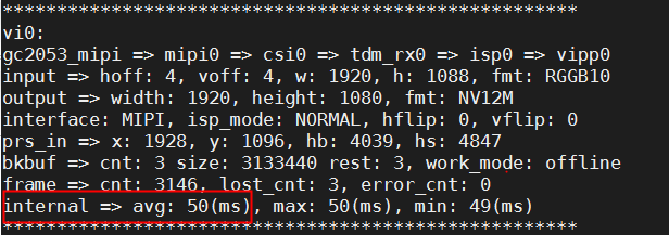 vi未降帧节点信息