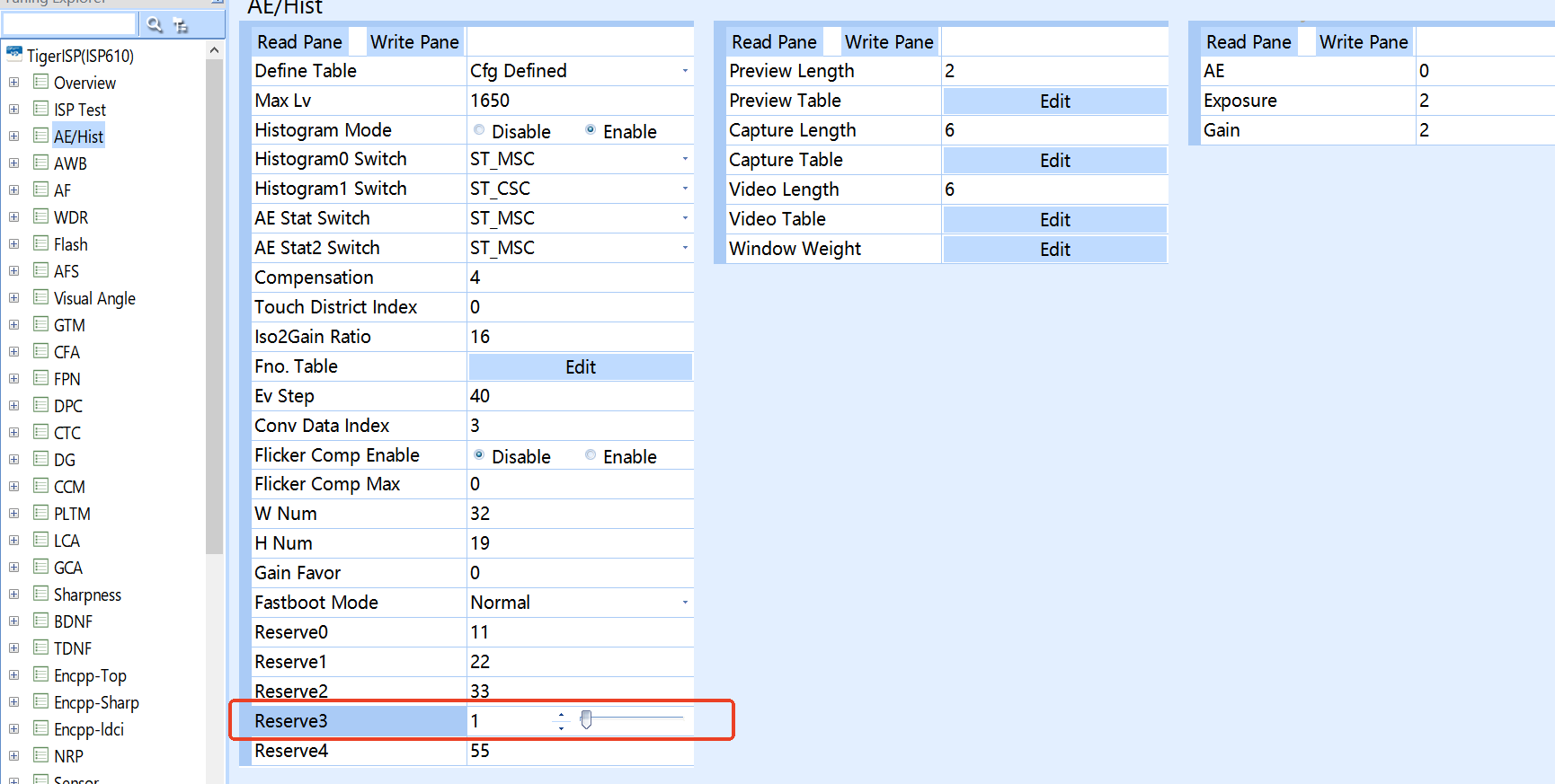 修改白平衡统计窗口示例2
