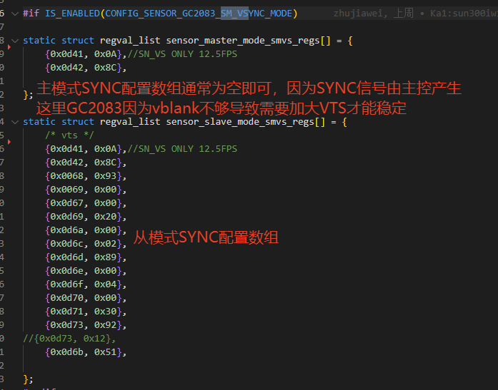 双目TDM-驱动主从模式数组配置