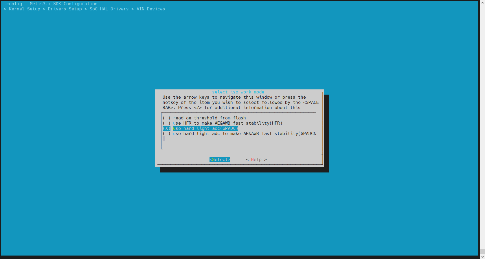 快起ISP模式配置