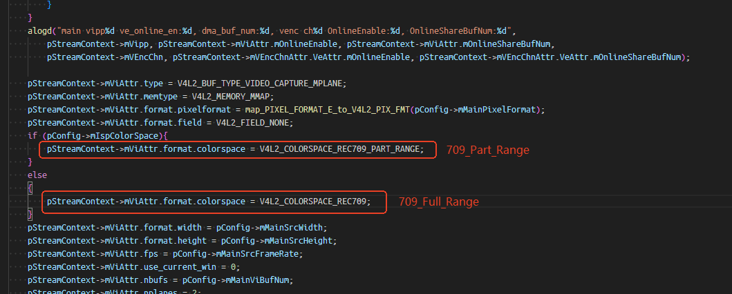 色彩空间接口设置1