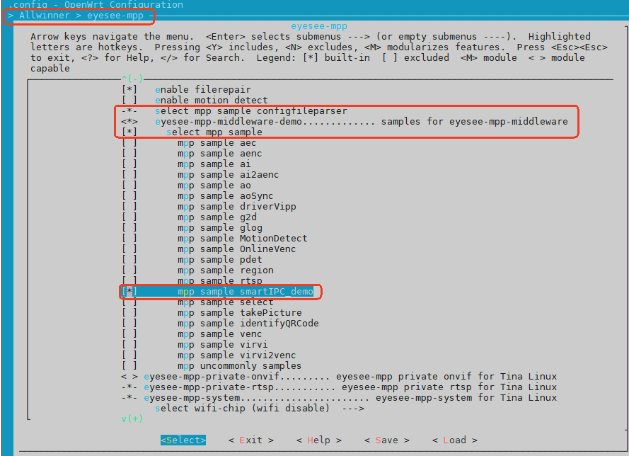 配置sample示意图