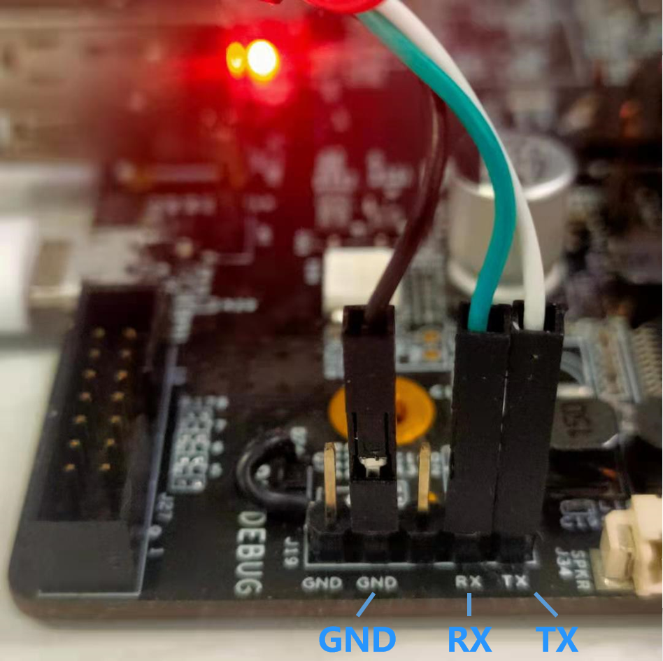 串口线序标注图